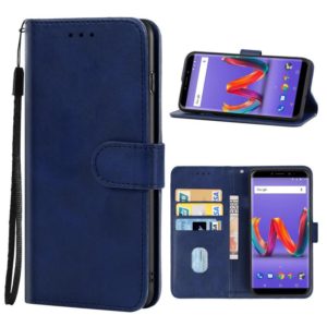 Leather Phone Case For Wiko Harry2(Blue) (OEM)