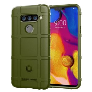 Full Coverage Shockproof TPU Case for LG V40 ThinQ (Green) (OEM)