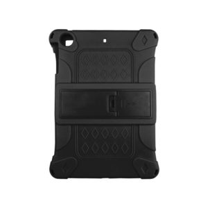 All-inclusive Silicone Shockproof Case with Holder For iPad Pro 10.5 / 10.2 2021 / 2020 / 2019 / Air 3(Black) (OEM)