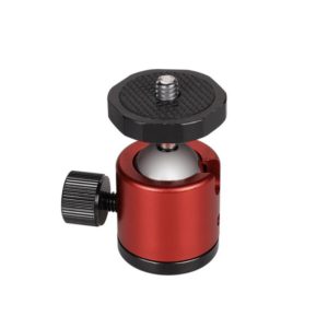 Mini 360 Degree Rotation Panoramic Metal Ball Head for DSLR & Digital Cameras (Red) (OEM)