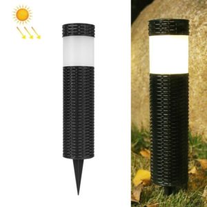 Solar LED Outdoor Waterproof Cylinder Lawn Light, Style: Warm Light (OEM)