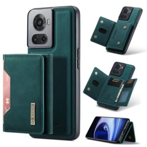 For OnePlus Ace/10R DG.MING M2 Series 3-Fold Multi Card Bag Phone Case(Green) (DG.MING) (OEM)