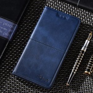 For Motorola Moto Edge+ 2022/Edge 30 Pro Cow Texture Magnetic Horizontal Flip Leather Phone Case(Blue) (OEM)