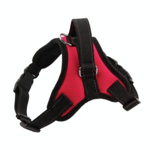 K9 Dog Adjustable Chest Strap, Size: S(Rose Red) (OEM)
