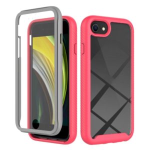 Starry Sky Solid Color Series Shockproof PC + TPU Case with PET Film For iPhone 6(Rose Red) (OEM)