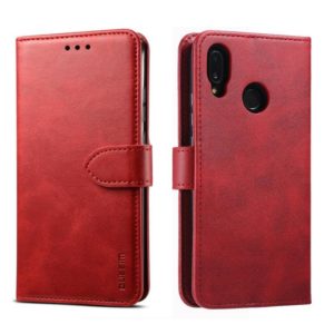 For Huawei P20 Lite GUSSIM Business Style Horizontal Flip Leather Case with Holder & Card Slots & Wallet(Red) (GUSSIM) (OEM)