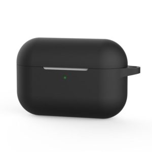 For Apple AirPods Pro Wireless Earphone Silicone Protective Case(Mysterious Black) (OEM)
