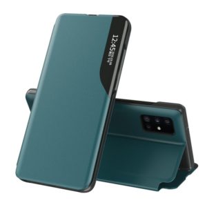 For Samsung Galaxy A71 5G Attraction Flip Holder Leather Phone Case(Green) (OEM)