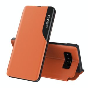 For Samsung Galaxy Note 8 Attraction Flip Holder Leather Phone Case(Orange) (OEM)