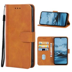 Leather Phone Case For Nokia C20 Plus(Brown) (OEM)