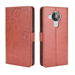 For Nokia 7.3 Retro Crazy Horse Texture Horizontal Flip Leather Case with Holder & Card Slots & Lanyard(Brown) (OEM)