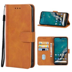 For Nokia G50 Leather Phone Case(Brown) (OEM)