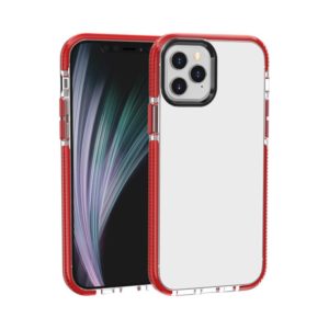 For iPhone 12 Pro Max Shockproof High Transparency TPU Protective Case(Red) (OEM)
