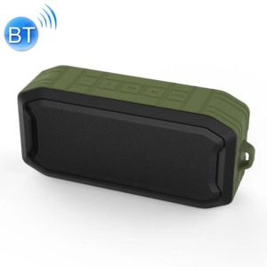 F8 IP67 Waterproof Outdoor Sports Wireless Card Bluetooth Speaker(Green) (OEM)