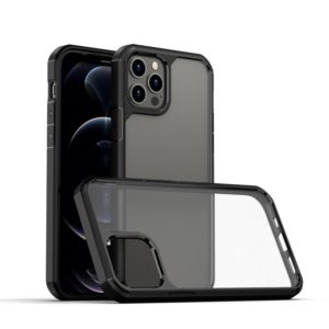 For iPhone 12 / 12 Pro TPU + PC Protective Case(Black) (OEM)