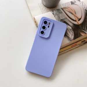 For Huawei Nova 7 5G Straight Side Liquid Silicone Phone Case(Purple) (OEM)