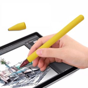 Stylus Pen Silica Gel Protective Case for Microsoft Surface Pro 5 / 6 (Yellow) (OEM)