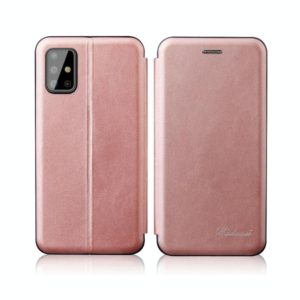 For Huawei Y5P/Honor 9S TPU+PU Integrated Voltage Magnetic Card Holder Retro Leather Case(Rose Gold) (OEM)