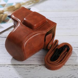 Full Body Camera PU Leather Case Bag with Strap for Olympus EPL7 / EPL8 (Brown) (OEM)