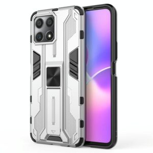 For Honor X30i / Play5T Pro / X8 4G CN Supersonic PC + TPU Holder Phone Case(White) (OEM)