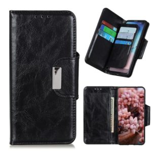 For LG Velvet Crazy Horse Texture Horizontal Flip Leather Case with Holder & 6-Card Slots & Wallet(Black) (OEM)
