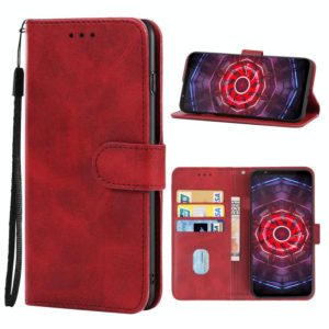 Leather Phone Case For ZTE nubia Red Magic 3(Red) (OEM)