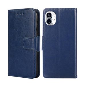 For Nothing Phone 1 Crystal Texture Horizontal Flip Leather Phone Case(Royal Blue) (OEM)