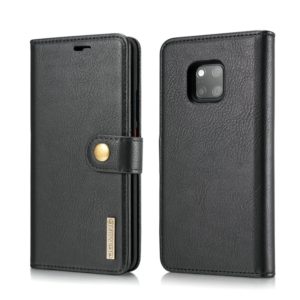 DG.MING Crazy Horse Texture Flip Detachable Magnetic Leather Case for Huawei Mate 20 Pro, with Holder & Card Slots & Wallet (Black) (DG.MING) (OEM)