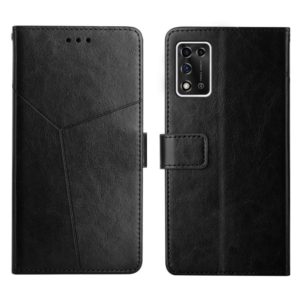 For ZTE Libero 5G II Y Stitching Horizontal Flip Leather Phone Case(Black) (OEM)