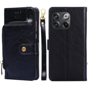For OnePlus 10T Zipper Bag Leather Phone Case(Black) (OEM)