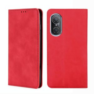 For Huawei Nova 9 SE 4G Skin Feel Magnetic Horizontal Flip Leather Phone Case(Red) (OEM)