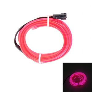 1M Cold Light Flexible LED Strip Light For Car Decoration(Pink Light) (OEM)