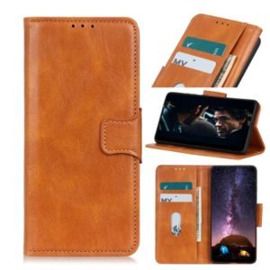 For OnePlus 9 Mirren Crazy Horse Texture Horizontal Flip Leather Case with Holder & Card Slots & Wallet(Brown) (OEM)
