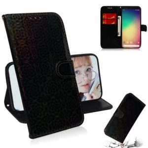 For Google Pixel 4 Solid Color Colorful Magnetic Buckle Horizontal Flip PU Leather Case with Holder & Card Slots & Wallet & Lanyard(Black) (OEM)