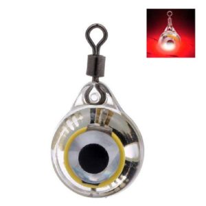 LED Lure Fish Lamp Fisheye Underwater Fish Lamp(Red) (OEM)