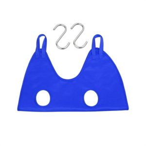 Small & Medium Pet Grooming Polyester Hanging Hammock, Size： M(Blue) (OEM)