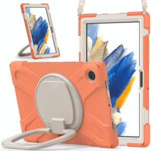 For Samsung Galaxy Tab A8 10.5 2021 Silicone + PC Tablet Case(Living Coral) (OEM)