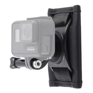 Hook and Loop Fastener Backpack Rec-Mounts Clip Clamp Mount with Screw for GoPro HERO9 Black / HERO8 Black /7 /6 /5 /5 Session /4 Session /4 /3+ /3 /2 /1, DJI Osmo Action, Xiaoyi and Other Action Cameras (OEM)