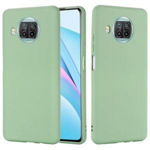 For Xiaomi Mi 10T Lite 5G Pure Color Liquid Silicone Shockproof Full Coverage Case(Green) (OEM)
