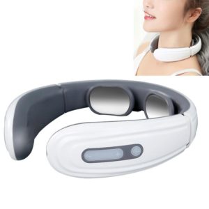 Intelligent Wireless Electromagnetic Pulse Cervical Spine Physiotherapy Instrument Neck Protector(White) (OEM)