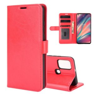 For wiko view 5 R64 Texture Single Horizontal Flip Protective Case with Holder & Card Slots & Wallet& Photo Frame(Red) (OEM)