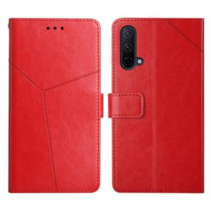 For OnePlus Nord CE 5G Y Stitching Horizontal Flip Leather Phone Case(Red) (OEM)
