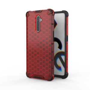 For Oppo Reno Ace Shockproof Honeycomb PC + TPU Case(Red) (OEM)