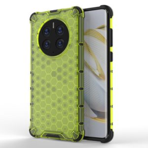 For Huawei Mate 50 Pro Shockproof Honeycomb PC + TPU Phone Case(Green) (OEM)