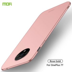 For Oneplus7T MOFI Frosted PC Ultra-thin Hard Case(Rose gold) (MOFI) (OEM)