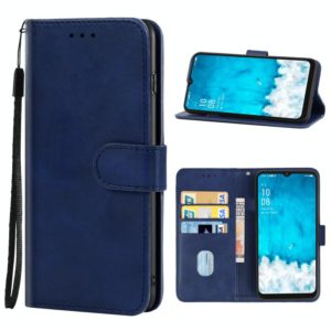 Leather Phone Case For AGM X5(Blue) (OEM)