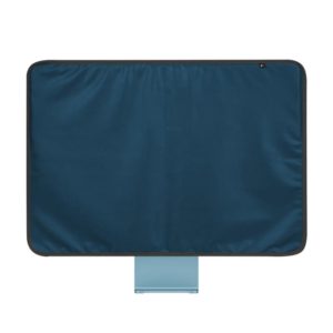 For 24 inch Apple iMac Portable Dustproof Cover Desktop Apple Computer LCD Monitor Cover with Storage Bag(Blue) (OEM)