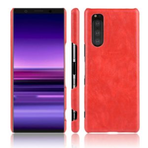 For Sony Xperia 5 II Shockproof Litchi Texture PC + PU Case(Red) (OEM)