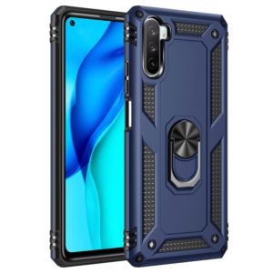 For Huawei Mate 40 Lite / Maimang 9 Shockproof TPU + PC Protective Case with 360 Degree Rotating Holder(Blue) (OEM)