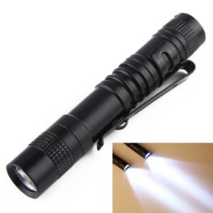 Mini LED Pen-shaped Strong Flashlight Pen Clip Torch, Size:9.1cm (OEM)